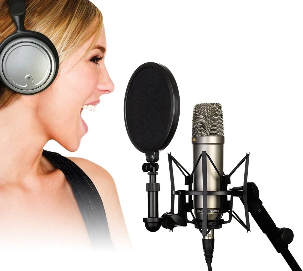 Microphone for singing and recording
